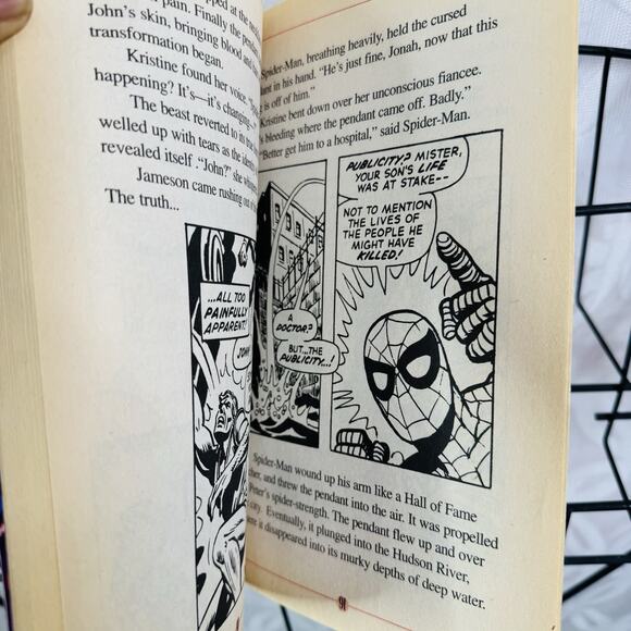 Marvel Chillers Spider-man and the Mark of the Man-Wolf & X-Men Blood Storm Lot - Picture 5 of 6